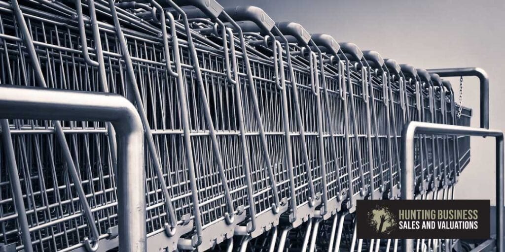 Making money outsourcing article feature image of shopping trolleys